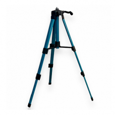 Штатив для лазерного уровня 95см 5/8, алюминиевая стойка к нивелиру, синий