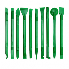 Набор 2х-сторонних лопаток 10шт для вскрытия корпусов разборки электроники, пластик