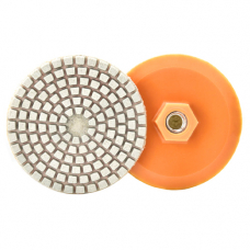Диск алмазный полировочный 100x3.5мм 150грит M10 по камню для болгарки УШМ
