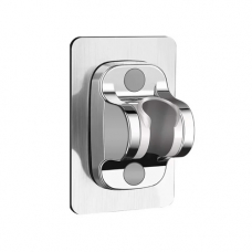 Держатель для душевой лейки с регулировкой угла наклона, настенный клейкий