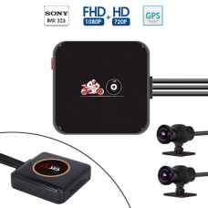 Видеорегистратор для мотоцикла 1080p Wi-Fi VSYS P6L, GPS, ДУ, IP68