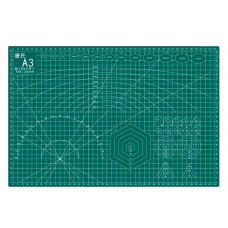 Коврик двусторонний А3 3мм с разметкой для резки пэчворка, Cutting mat