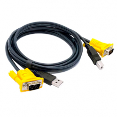 Кабель для KVM свича VGA и USB, 1.4м